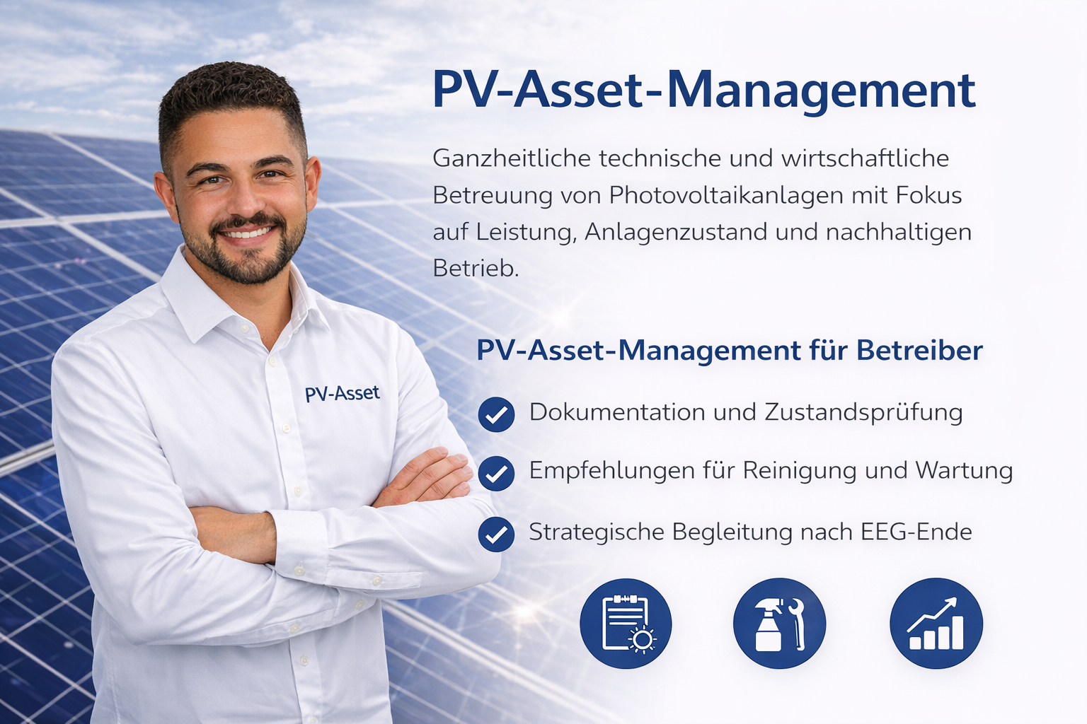 PV Asset Management und Zustandsprüfung einer Photovoltaikanlage